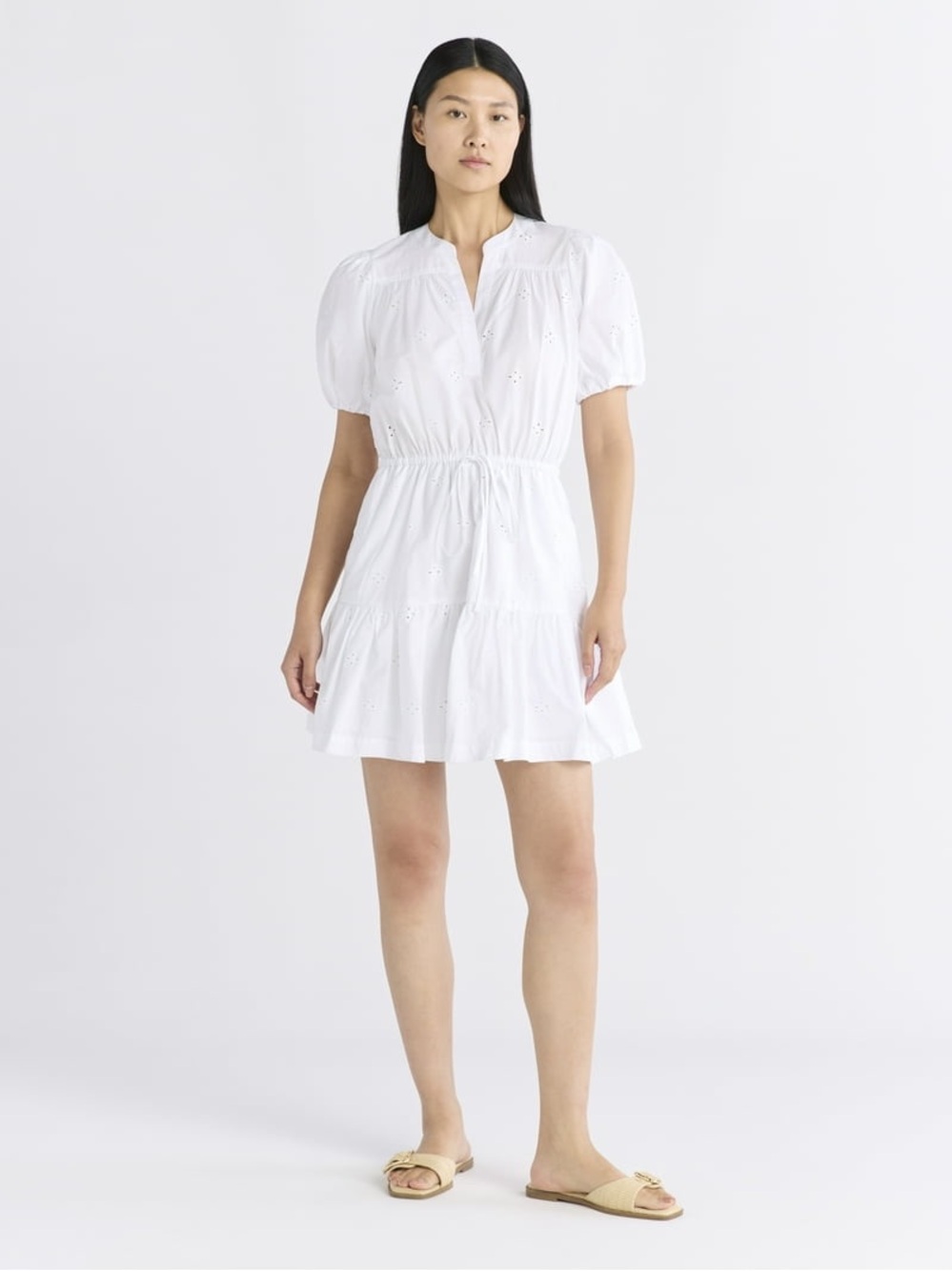 Free Assembly Women's and Women's Plus Cotton Eyelet - Picture 3 of 15